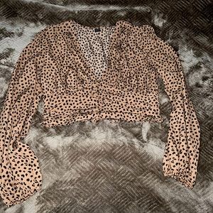 Crop top long sleeve